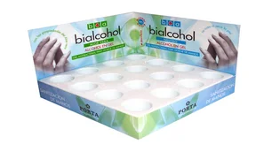 Bandeja exhibidora Bialcohol