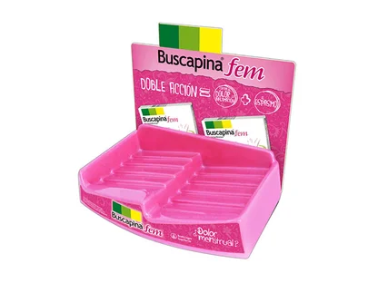 Bandeja exhibidora Buscapina Fem
